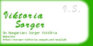 viktoria sorger business card