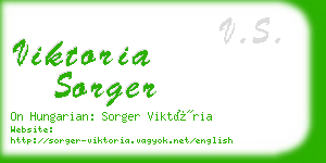 viktoria sorger business card